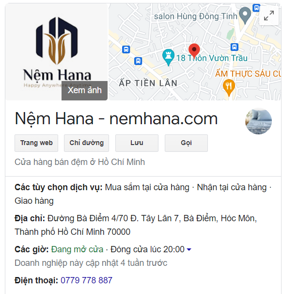 Công ty TNHH Nệm Hana