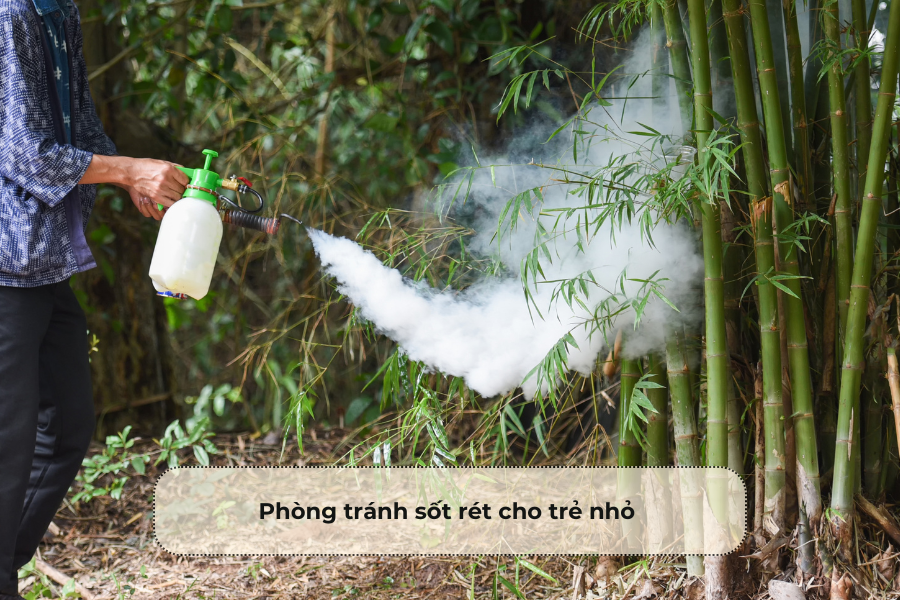 Phòng tránh sốt rét cho trẻ nhỏ
