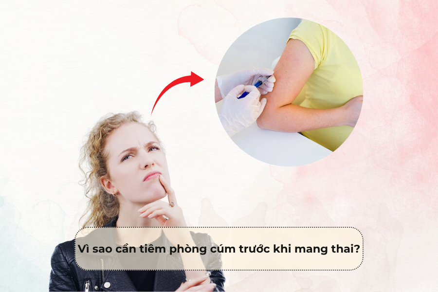 Vì sao cần tiêm phòng cúm trước khi mang thai