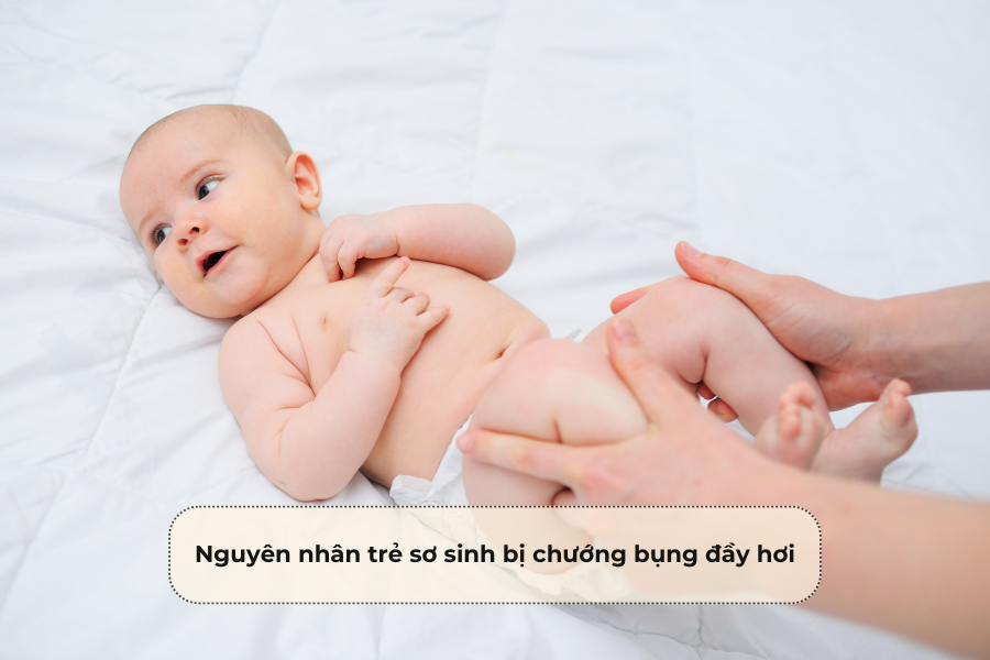 Nguyên nhân trẻ sơ sinh bị chướng bụng đầy hơi