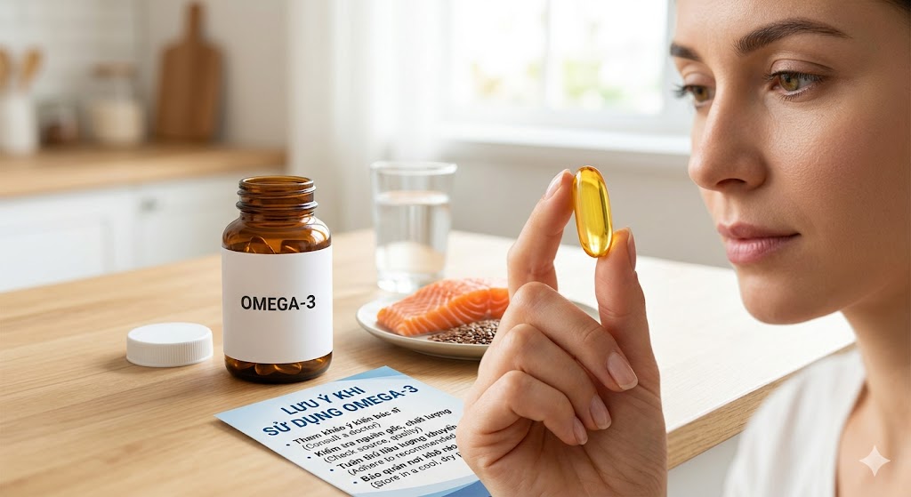 Lưu ý khi sử dụng Omega 3